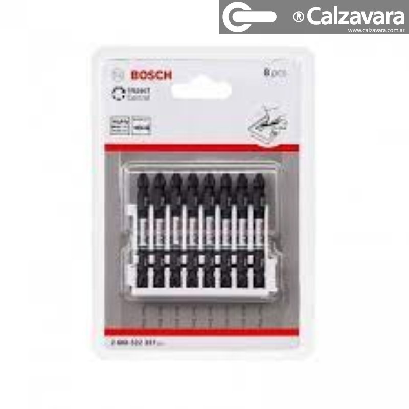 PUNTAS DOBLE BOSCH PH2 65MM X8u