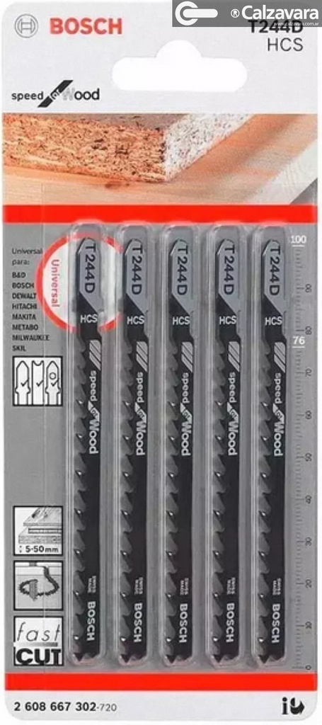 HOJA DE SIERRA CALADORA T244D