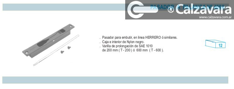 PASADOR A PALANCA No.4090 T-200