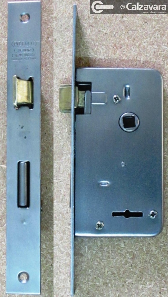 CERRADURA PICCOLO C110 ZINC FTE.GDE.