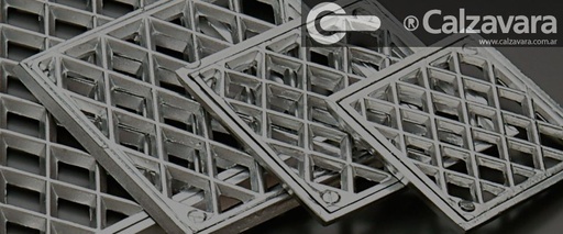 REJILLA ALUM REFORZADA 12x12