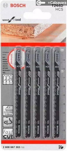 HOJA DE SIERRA CALADORA T244D