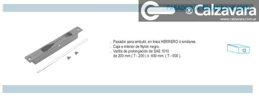 PASADOR A PALANCA No.4090 T-200