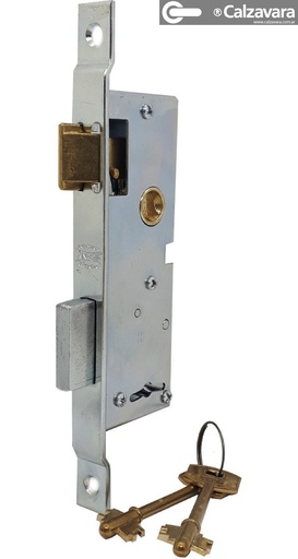 CERRADURA AN-DIF 857 F16 40mm ZINC