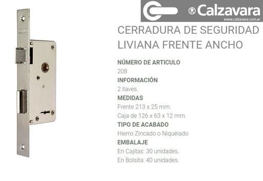 CERRADURA PRIVE 208 ZINC GRANEL ZB5