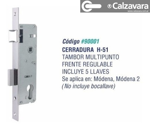 CERRADURA H-51 MOD IC04004801L/93625